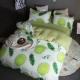 Net red girl bed bed bốn mảnh set 1.8 giường đơn một mảnh quilt sinh viên ký túc xá quilt ba mảnh set 1.5 bộ ga giường cute Khăn trải giường