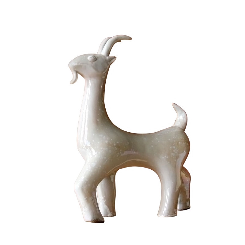 Creative manual its kilns ceramic zodiac is sheep sheep handicraft furnishing articles furnishing articles porcelain decoration