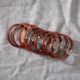 Cool Nicole 3-4,5mm Fine Wood Vine Tây Tạng Shannan Wild Wushu Spatholobi Vòng đeo tay nam và nữ Trang sức thạch anh tóc đen Vòng đeo tay Cuff