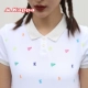 Chủ cửa hàng gợi ý Kappa nữ POLO áo sơ mi hoa nhỏ thể thao ngắn tay áo khoác K0522PD10 - Áo polo thể thao