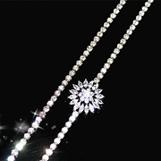 Bảo vệ môi trường zircon dị ứng mạ Bạch kim rhinestone dây đeo vai váy ống đồ lót hàng đầu dây đeo vai treo cổ thủy triều nữ vô hình vành đai