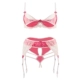 Châu Âu và Hoa Kỳ gợi cảm nữ thần garter phù hợp với ống dài vớ treo áo ngực áo lót đồ lót gợi cảm ren