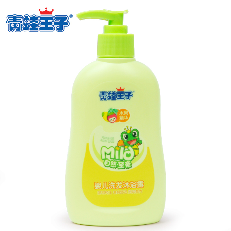 【青蛙王子】婴儿洗发沐浴露(水果精华)310ml