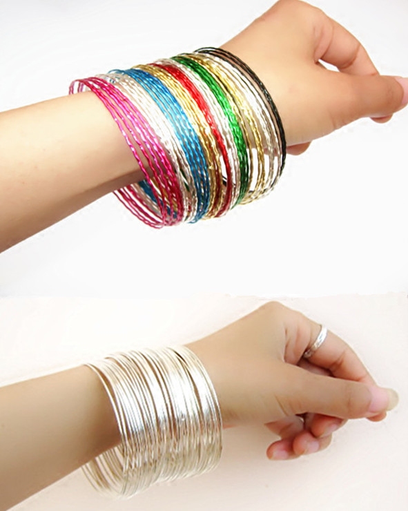 Ethnic Style Multi-Circle Bracelet, Versatile for Summer, Photo-Taking Bracelet, Indian Dance Adult Bracelet, Children's Multi-Circle Jewelry