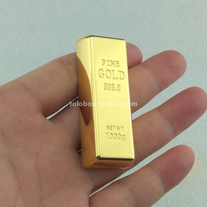 Small Gold Bar Sample Photography View Photo Props Gold Bar Model Simulation Gold Bar BRICS Movie Decoration Swing Decoration