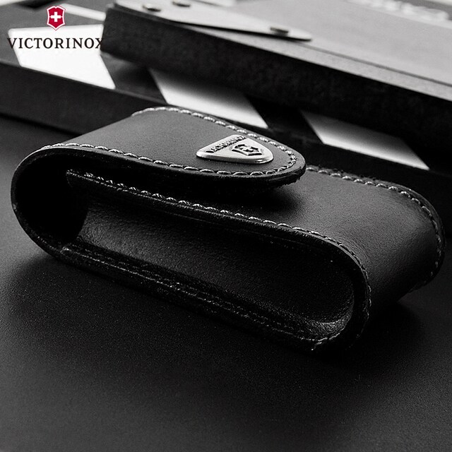 ຕົ້ນສະບັບຂອງແທ້ຈິງ Victorinox Swiss Army Knife Accessories 4.0521.3 Genuine Leather Case 91mm Military Knife 5-8 Layer Knife Special