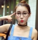 Kính râm retro siêu nhẹ gọng kính gọng tròn khung cận thị Phiên bản Hàn Quốc của kính chống bức xạ kính xanh cho nam và nữ
