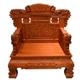 Gỗ hồng mộc Miến gỗ rắn sofa gỗ gụ kết hợp kỳ lân Trung Quốc phòng khách cổ Dongyang đồ gỗ gụ - Ghế sô pha ghế sofa đơn giá rẻ Ghế sô pha