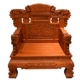 Gỗ hồng mộc Miến gỗ rắn sofa gỗ gụ kết hợp kỳ lân Trung Quốc phòng khách cổ Dongyang đồ gỗ gụ - Ghế sô pha Ghế sô pha