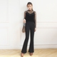 Quần ống loe mùa hè 2019 mới dành cho nữ quần lửng mopping quần retro cao eo thon micro quần rắn màu - Cộng với kích thước quần áo quần bò nữ Cộng với kích thước quần áo