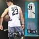 AJ23 bóng rổ quần short bó sát bảy quần phù hợp với quần áo ba mảnh cotton thoáng khí áo thể thao phù hợp với nam