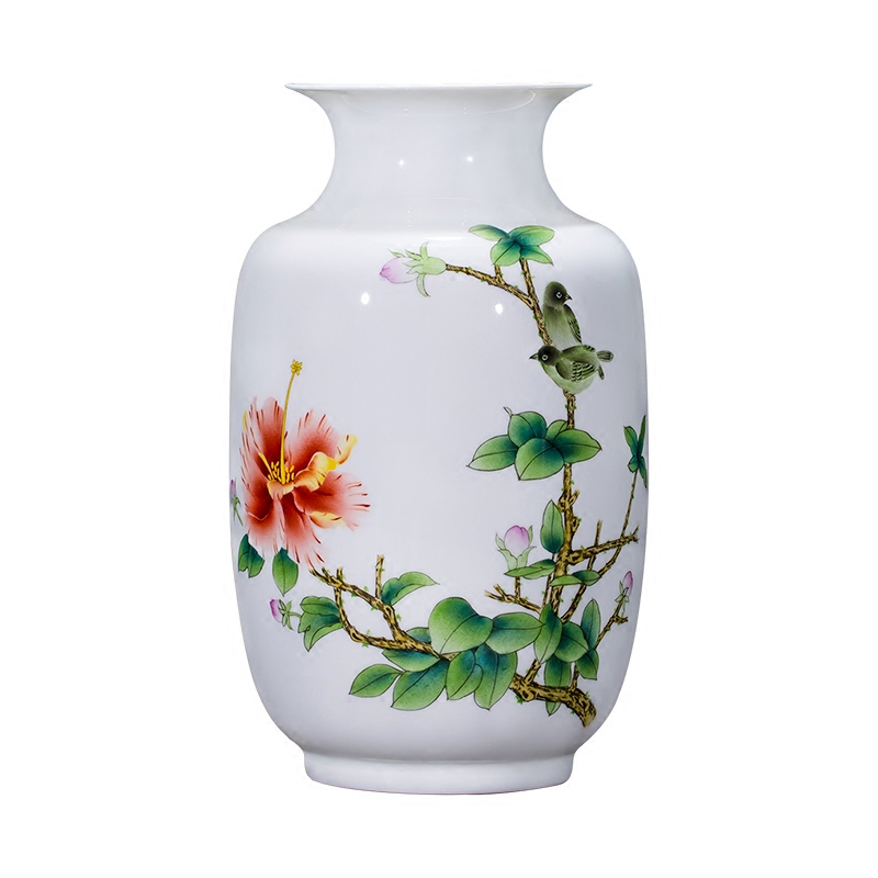 Jingdezhen ceramics vase famous master hand - made home decoration of new Chinese style decoration in the sitting room porch place