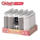 Cricket châu chấu chính thức nhập khẩu chính hãng cá nhân màu đen và trắng với đá ròng rọc dùng một lần - Bật lửa bật lửa bic Bật lửa