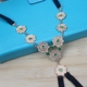 Có thể điều chỉnh đồ lót liền mạch với dây đeo vai kim loại mùa hè chống trượt gợi cảm áo ngực dây đen rộng móc dây áo lót đẹp Vai tráng