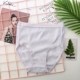 Chất liệu cotton Nhật Bản cotton cotton cao eo cao cỡ XL mã quần lót nữ màu sắc đơn giản thoải mái