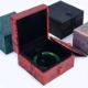 Vintage Satin Buckle Hộp trang sức thổ cẩm Jade Ring Box Mặt dây chuyền Vòng tay hạt Vòng đeo tay Hộp - Vòng đeo tay Cuff