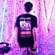 Hip hop tay ngắn nam quốc triều nửa tay áo mới 2018 áo thun đường phố quần áo khiêu vũ nam phiên bản Hàn Quốc lỏng lẻo đôi tay áo ngắn
