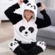 Mùa xuân và mùa thu đồ ngủ nam cotton dài tay sang trọng dày lên thanh niên lông cừu san hô học sinh trung học cơ sở có thể mặc