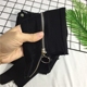 Phiên bản Hàn Quốc của quần không dây kéo căng quần legging nữ cao eo đen chân bút chì chín điểm quần shop thoi trang Quần tây thường
