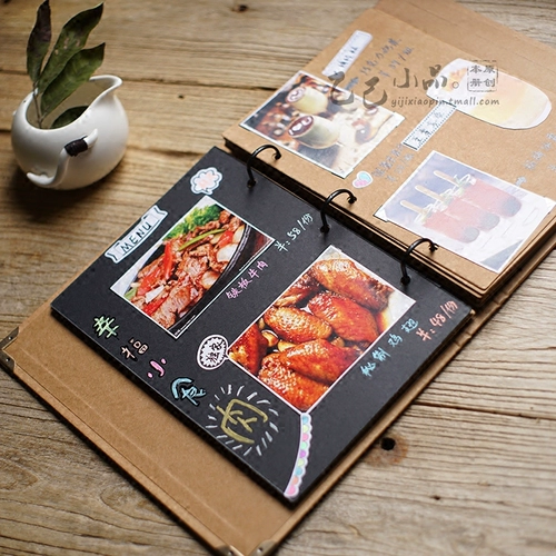 Кожаный фотоальбом, «сделай сам», отрывной лист, ручная роспись