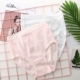 Chất liệu cotton Nhật Bản cotton cotton cao eo cao cỡ XL mã quần lót nữ màu sắc đơn giản thoải mái