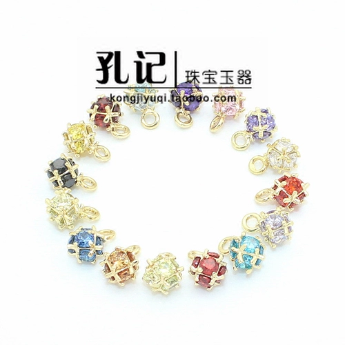 孔记 Медный цирконий, подвеска, инкрустация камня, аксессуары, аксессуар