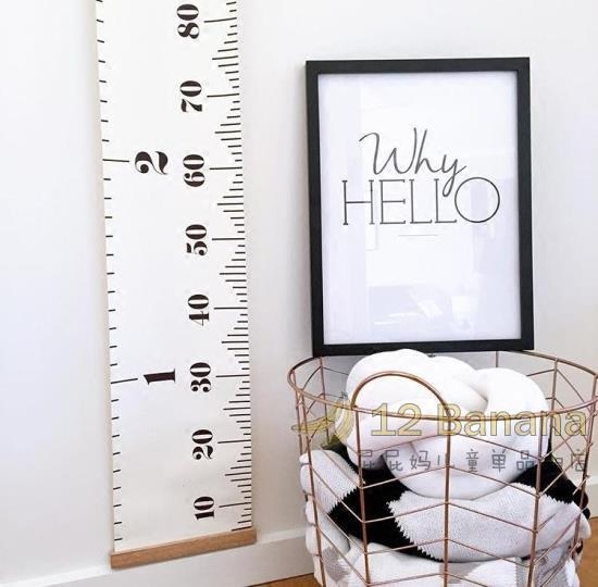 Ass mother ins burst Nordic style minimalist children's room Baby height ladder with shooting props