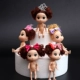12lcm phim hoạt hình búp bê khỏa thân bé nướng bánh búp bê bối rối cô dâu công chúa vương miện - Tự làm khuôn nướng