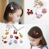 Kẹp tóc trẻ em mạnh mẽ Phụ kiện tóc cho bé gái Trang sức đầu clip Cô gái dễ thương mùa xuân Clip tóc clip băng đô nữ