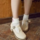 Mùa hè còng thêu thêu cotton cotton cô gái vớ sinh viên vớ mềm đồng phục chị em ống ngắn vớ trắng