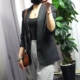 Mùa xuân và mùa thu Mới Phụ nữ mỏng tay áo ngắn tay ngắn phù hợp với chuyên nghiệp Áo khoác cardigan giản dị Kích thước lớn