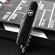 Swiss Army Knife Victorinox 91MM Genuine Black Hunter 1.3713.3 ຂອງແທ້ Outdoor ມີດ Multi-Function
