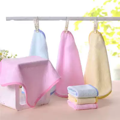 Full of 6 baby baby baby suckling water towel baby soft absorbent bamboo fiber towel children cotton side towel