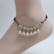 Vũ điệu nam nữ dệt tay vòng chân nữ phiên bản Hàn Quốc của chàng sinh viên giản dị Sen chuông đỏ với dây chân thời trang - Vòng chân