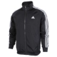 Adidas  nam 2018 mùa hè mới áo khoác thể thao ba sọc áo giản dị BR1024