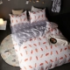 Net red girl bed bed bốn mảnh set 1.8 giường đơn một mảnh quilt sinh viên ký túc xá quilt ba mảnh set 1.5 bộ ga giường cute Khăn trải giường