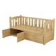Gỗ nhân tạo giường mở rộng chức năng lưu trữ cộng mọc giường sofa giường giường nối vận chuyển thùng hộp giường - Giường giường cổ điển Giường