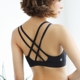 Bác jack sốc thu thập dây đeo vai mỏng qua áo ngực thể thao nữ mùa thu và mùa đông chạy yoga tập thể dục áo gym Đồ lót thể thao