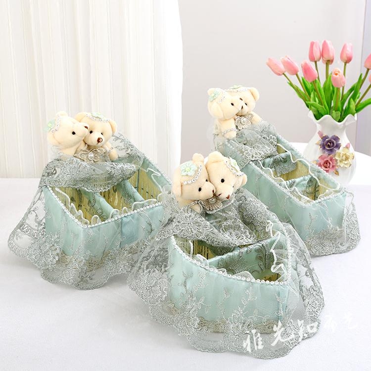 Cloth Art Fields Garden Containing basket Cosmetics Storage Basket Tabletop Woven remote control Zero Debris Basket