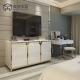 Phòng ngủ hiện đại của gia đình đơn giản và phong cách thành một bộ bàn ghế TV + bàn trang điểm + bàn đầu giường kết hợp gói - Bộ đồ nội thất giường ngủ hiện đại Bộ đồ nội thất