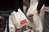 Spot Tide Brand Supreme Supper Bacd Красный пластиковый пакет большой, средний, маленький, маленький, маленький подарочный пакеты