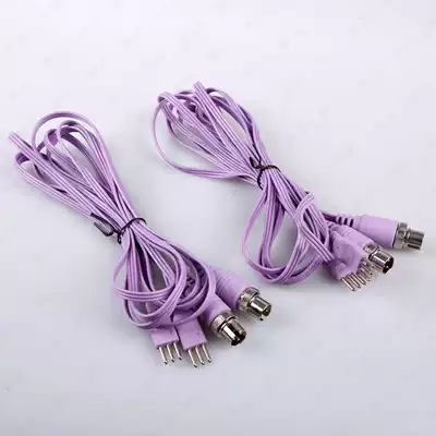 All day Kang computer medium frequency physiotherapy instrument J48A treatment instrument accessories electrode wire new male head three small black clips a pair