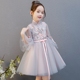 Cô gái đám cưới fluffy cô gái cô gái sinh nhật buổi tối ăn mặc công chúa váy hoa cô gái đàn piano trang phục 2018 mới set vest bé trai kẻ sọc ca rô kèm nơ Váy trẻ em