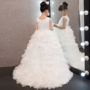 Cô gái đuôi cưới trẻ em lớn trẻ em sinh nhật buổi tối váy công chúa váy mùa hè hoa cô gái piano trang phục phụ nữ thời trang trẻ em