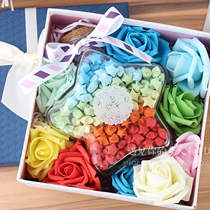 Lucky star bottle glass 520 finished product diy creative wishing star origami handmade birthday gift for boyfriend