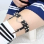 Châu Âu và Hoa Kỳ Harajuku yêu thích da tay hình trái tim đinh tán punk đường phố nhảy chân nhẫn phụ kiện garter dây nịt tất ren dây treo