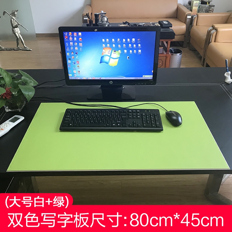 Writing Computer Desk Mat Oversized Mouse Pad Leather Custom