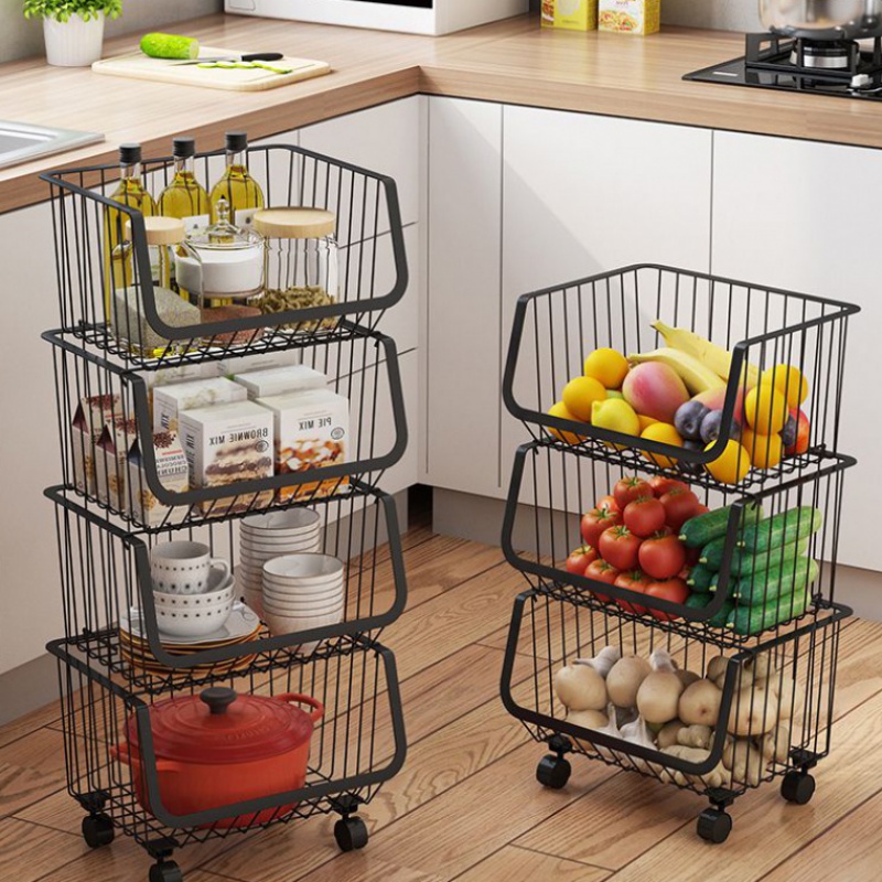 Maple Yue storage shelf kitchen artifact large capacity non-slip resistant drop-bearing strong carbon steel Stone space Network Technology