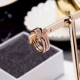 Vòng bốn lá cỏ ba lá nữ kết hợp phù hợp gió mát chic trang trí trang sức ngón tay thời trang không phai nhẫn sinh viên
