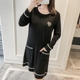 Mùa xuân và mùa thu cotton modal dài tay pad áo ngủ nữ đồ ngủ lỏng đơn giản giản dị mặc áo ngực dịch vụ nhà áo đầm mặc ở nhà Đêm đầm